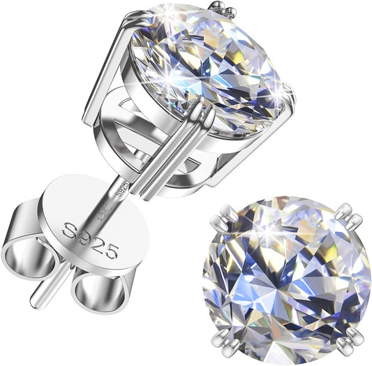 Buy UHIBROS Moissanite Earrings - Dazzling Stud Earrings | Elegance Jewelry