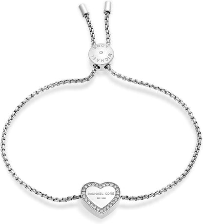 Buy Michael Kors Women's Silver Slider Bracelet - Elegance Jewelry